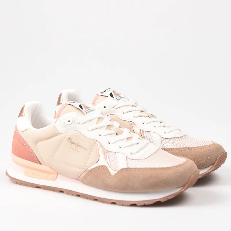 Zapatillas Pepe Jeans Brit Mix 847 Beige