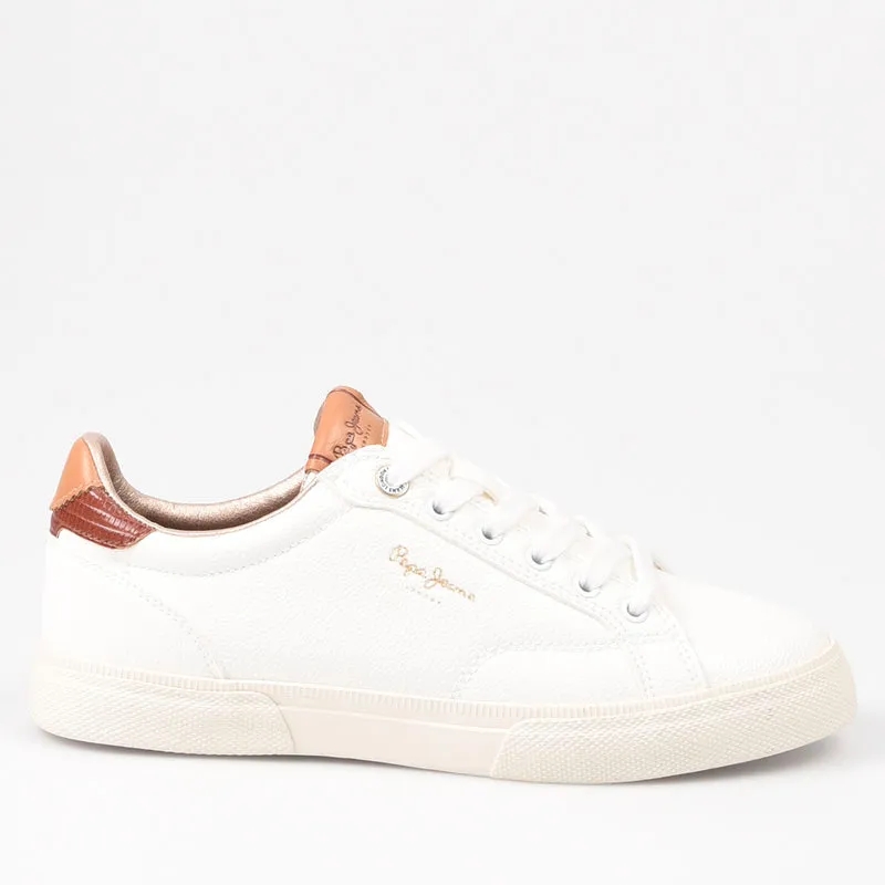 Zapatillas Pepe Jeans Kenton Street 800 Blanco Cuero