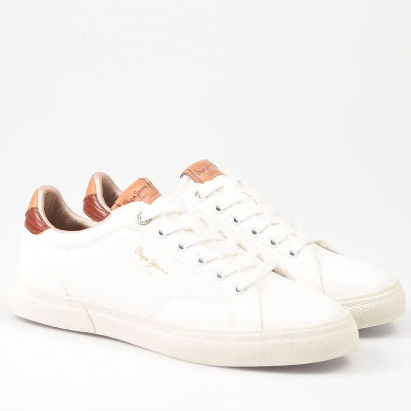 Zapatillas Pepe Jeans Kenton Street 800 Blanco Cuero
