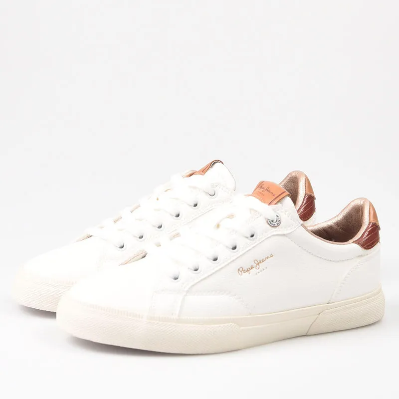 Zapatillas Pepe Jeans Kenton Street 800 Blanco Cuero