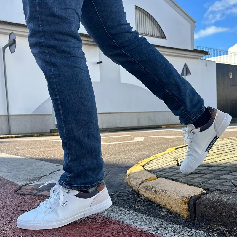 Zapatillas Pepe Jeans Kenton Court PMS30839 Blanco