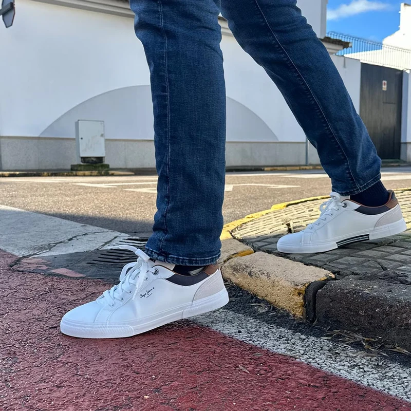 Zapatillas Pepe Jeans Kenton Court PMS30839 Blanco