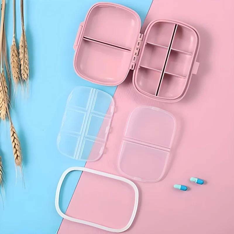 Miomu Pastillero Plástico Semanal Viaja sin Preocupaciones