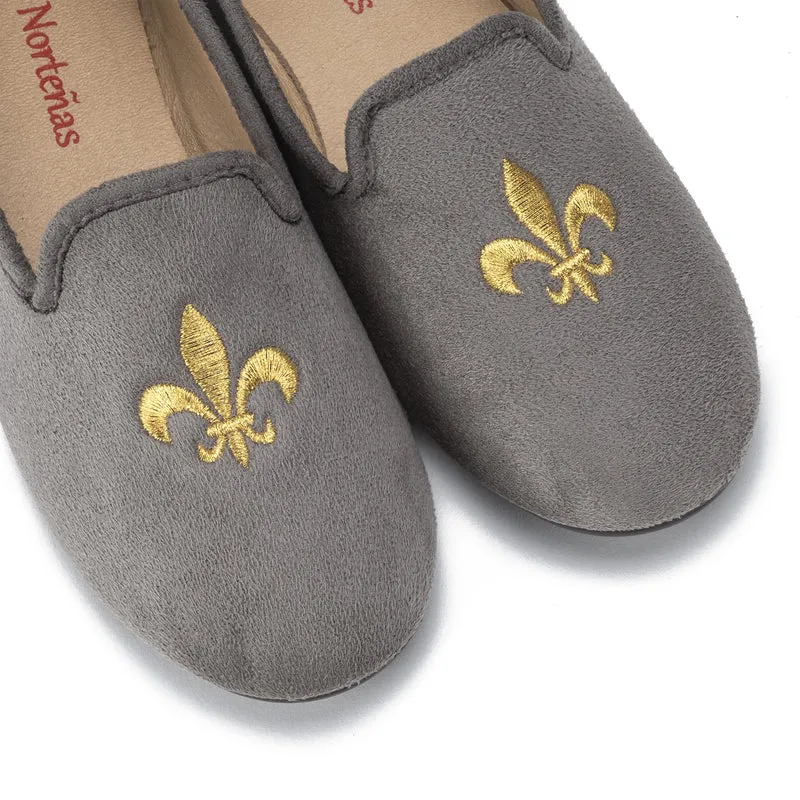 Zapatilla casa gris 598040 Norteñas