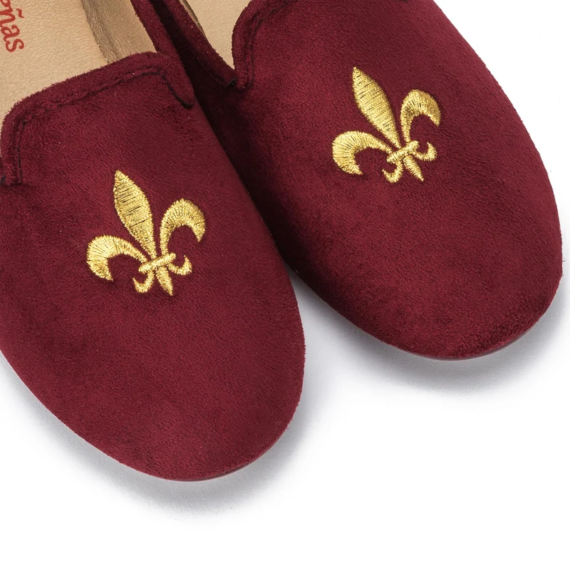 Zapatilla casa burdeos 598040 Norteñas