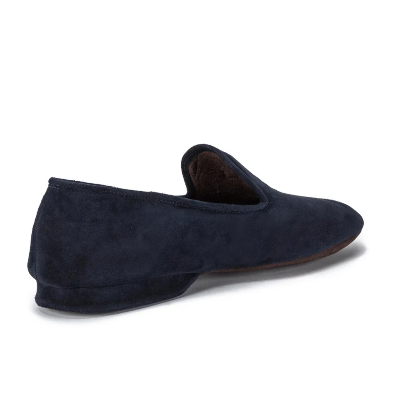 Zapatilla casa serraje azul 1430 Jeromín