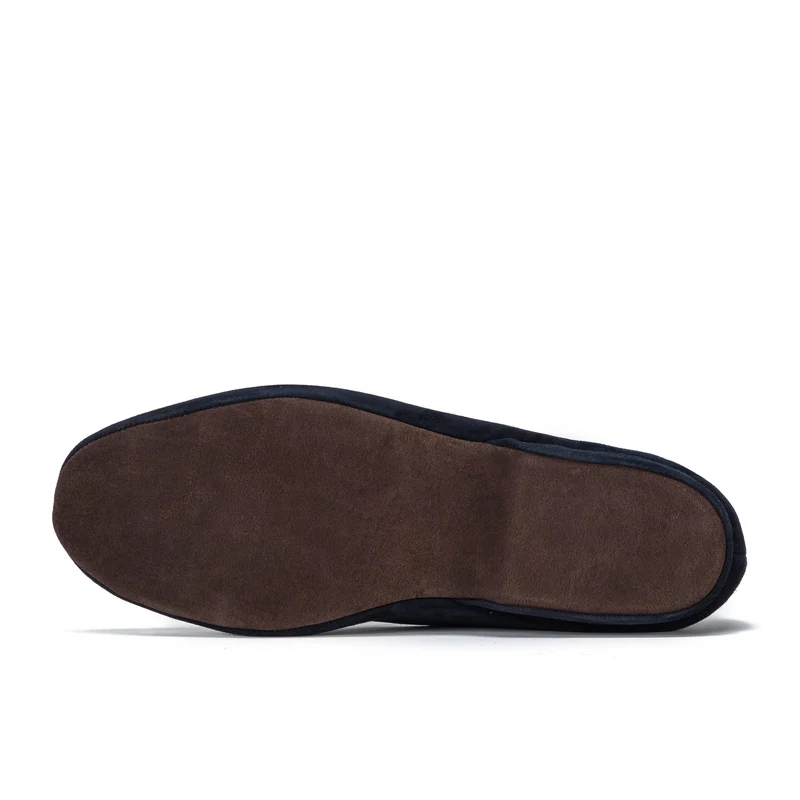 Zapatilla casa serraje azul 1430 Jeromín