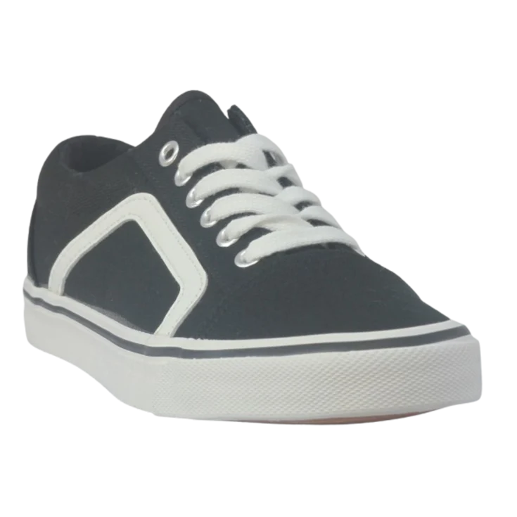 MUJER DEPORTIVA SUEDE NEGRO LONA