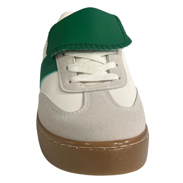 MUJER DEPORTIVA PLUMA VERDE