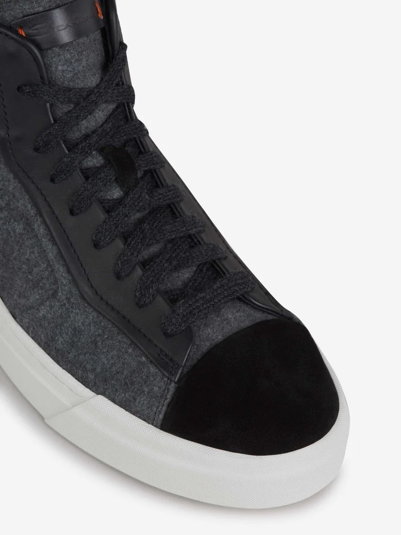 Sneakers Punto Y Piel