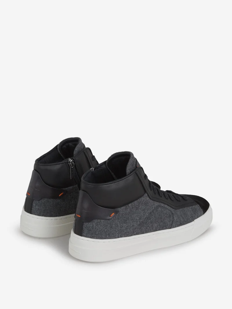 Sneakers Punto Y Piel