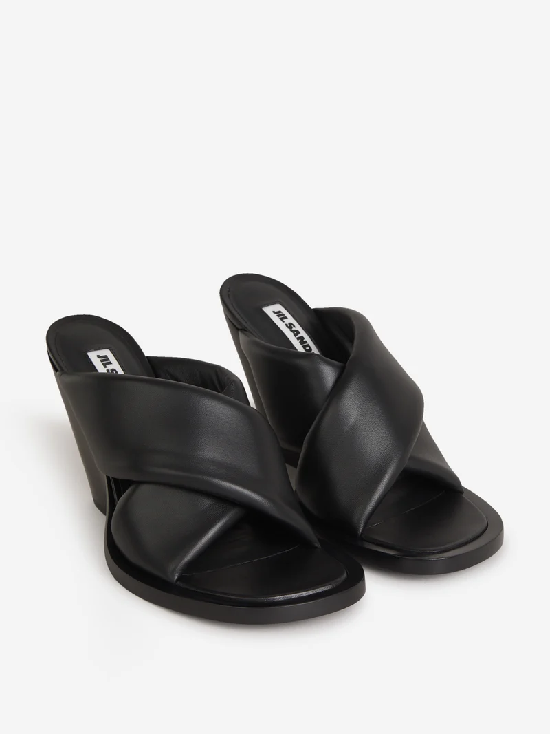 Sandalias Acolchadas Piel