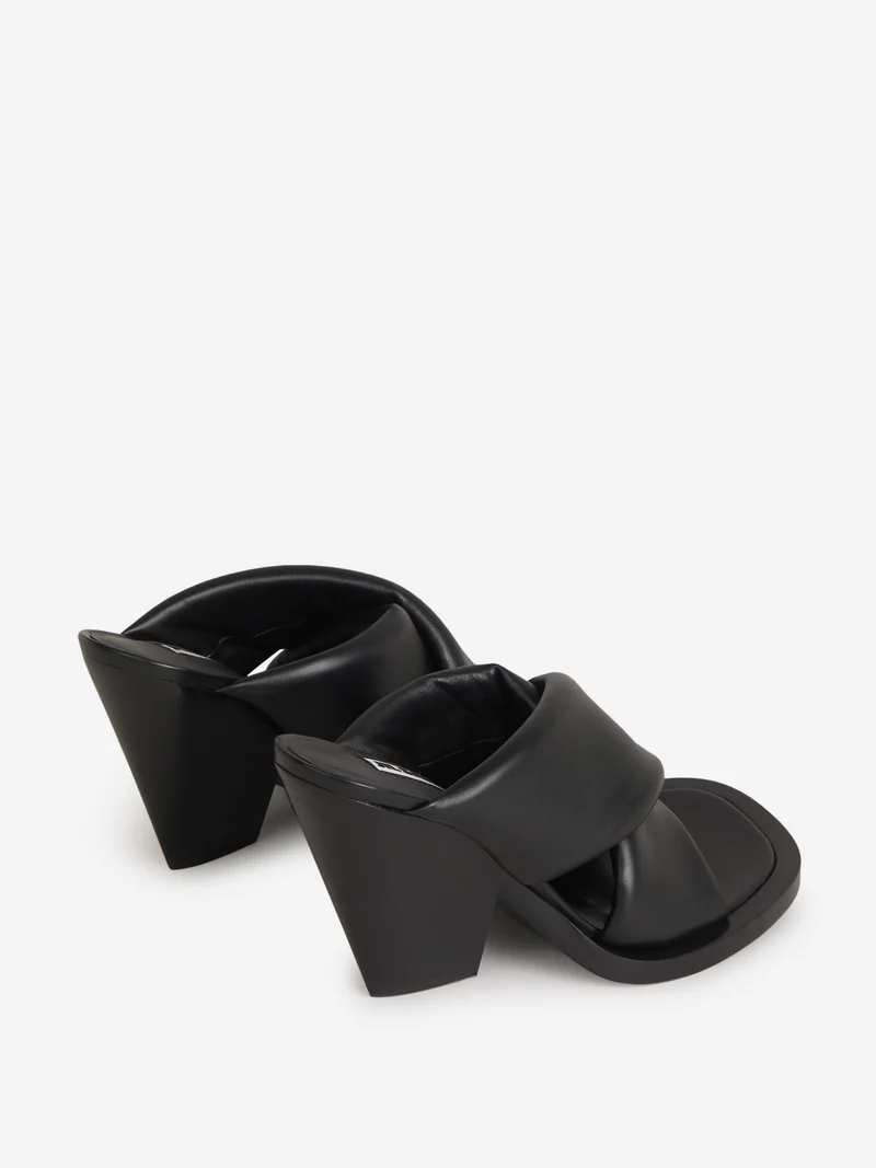 Sandalias Acolchadas Piel