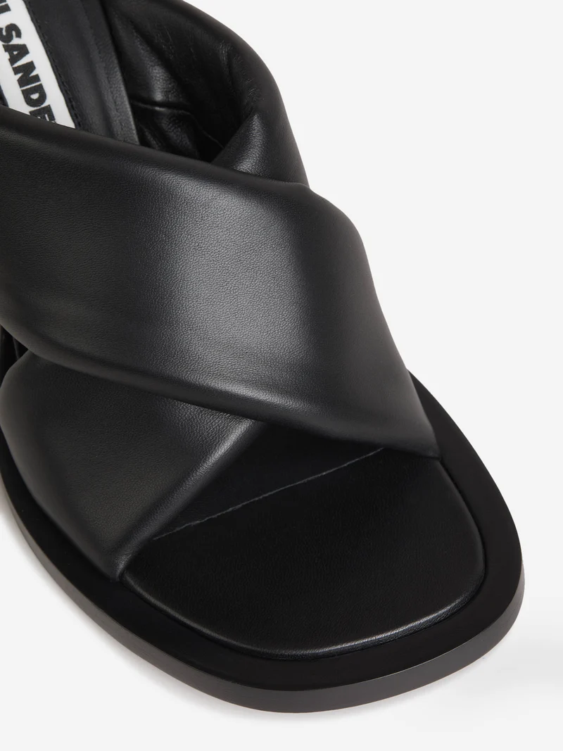 Sandalias Acolchadas Piel