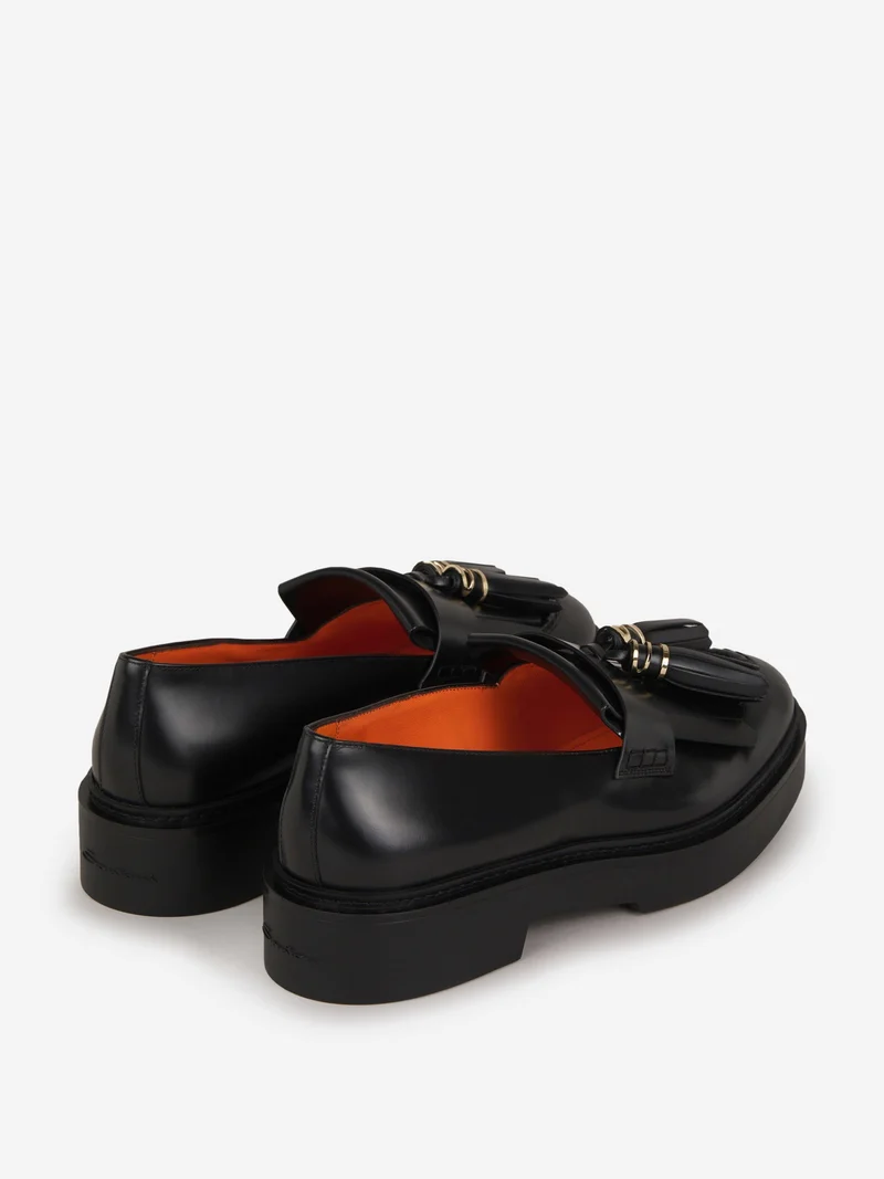 Mocasines Borlas Piel