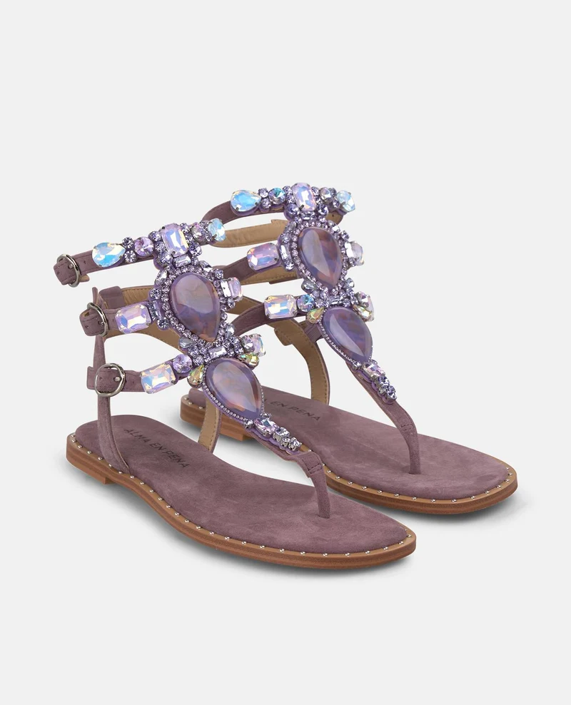 SANDALIA ESTILO GRIEGO JOYA