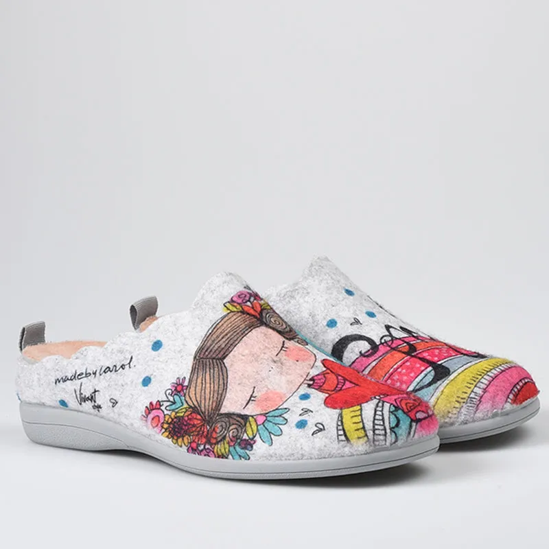 Zapatillas de Casa Vivant Confía 212645 Gris