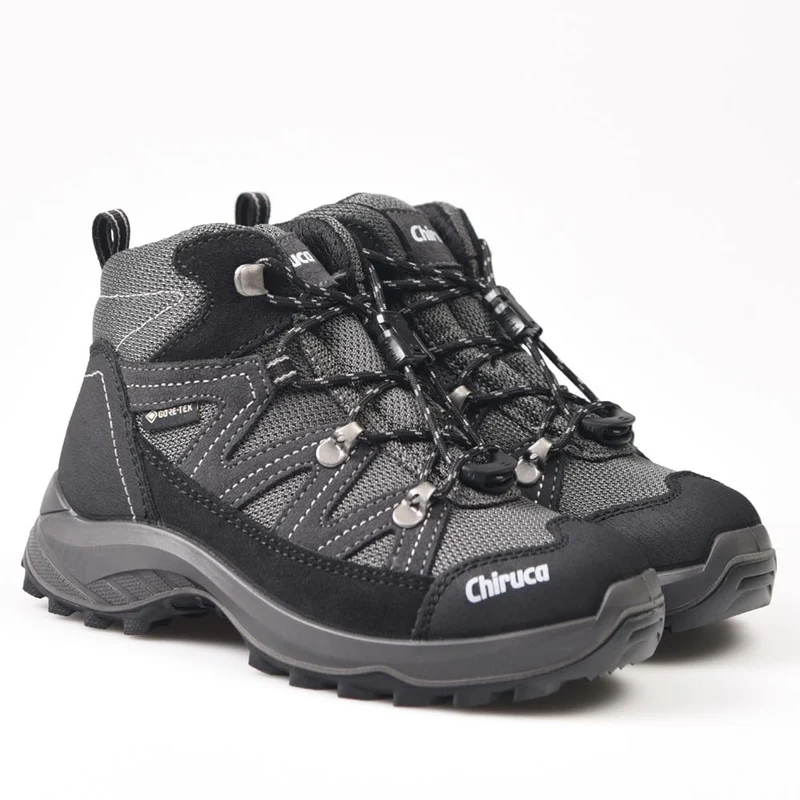 Botas de montaña y trekking Niño Chiruca Troll 13 Gore-Tex Negro