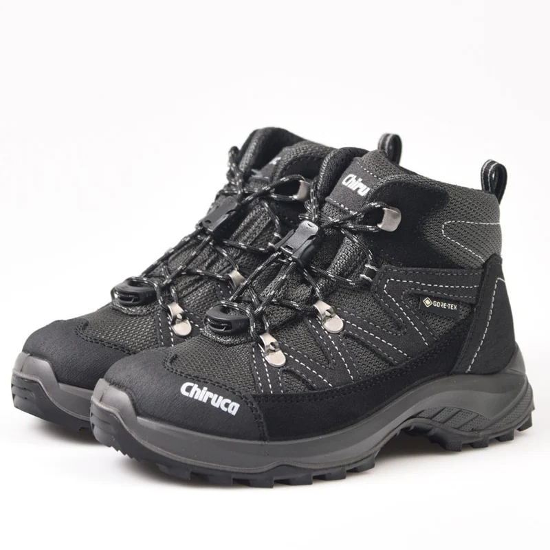 Botas de montaña y trekking Niño Chiruca Troll 13 Gore-Tex Negro