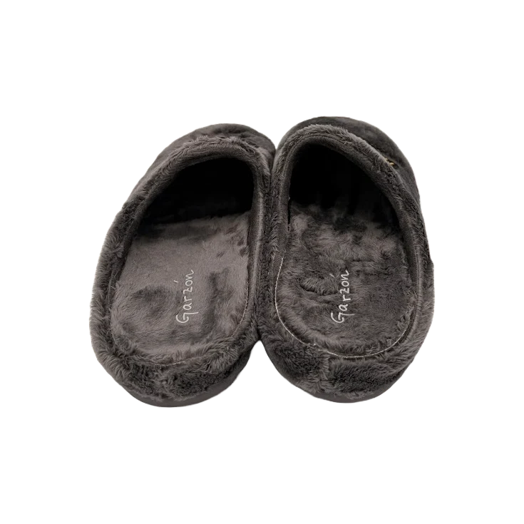 HOMBRE ZAPATILLAS DE ESTAR POR CASA MONTLIS (B. FRASE / ROBOT) GRIS OSC.