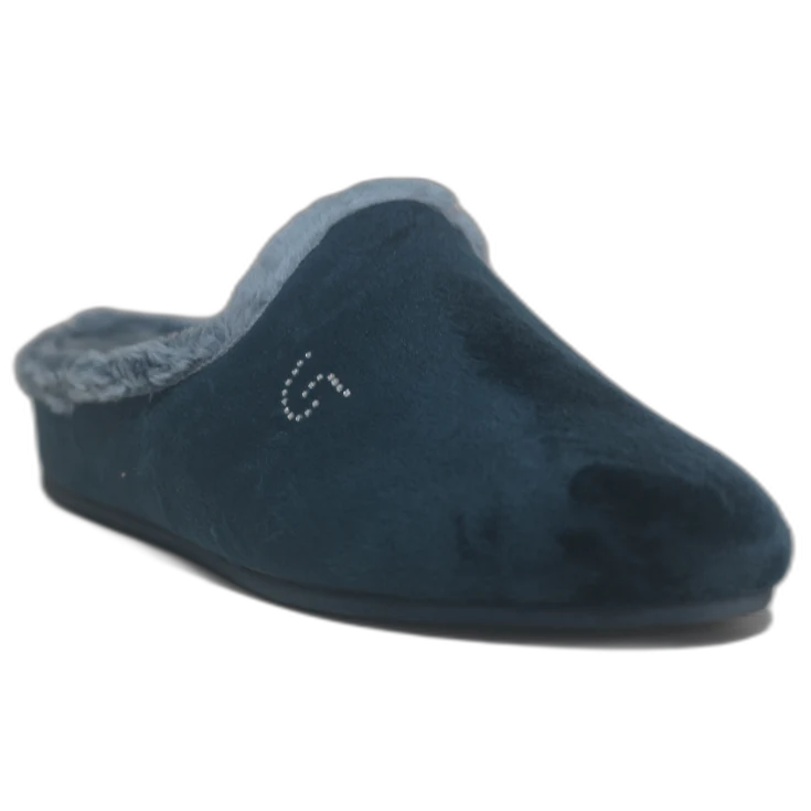 MUJER ZAPATILLAS DE ESTAR POR CASA SUATEX MARINO
