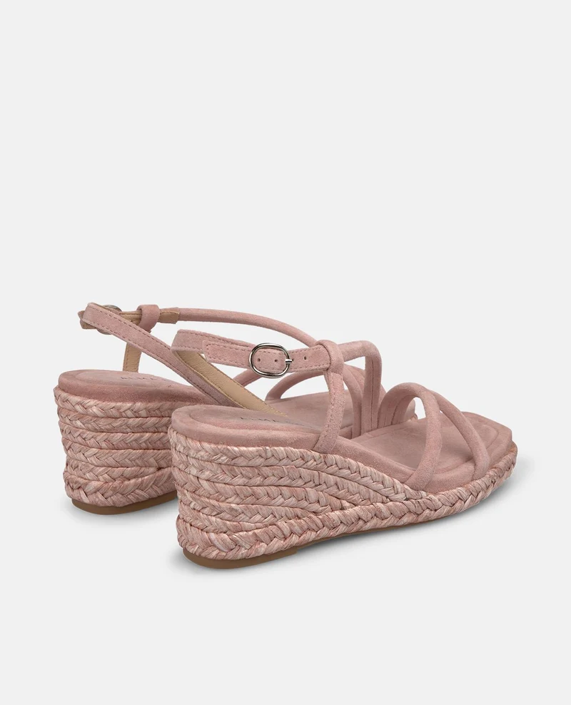 SANDALIA CUÑA TUBULAR