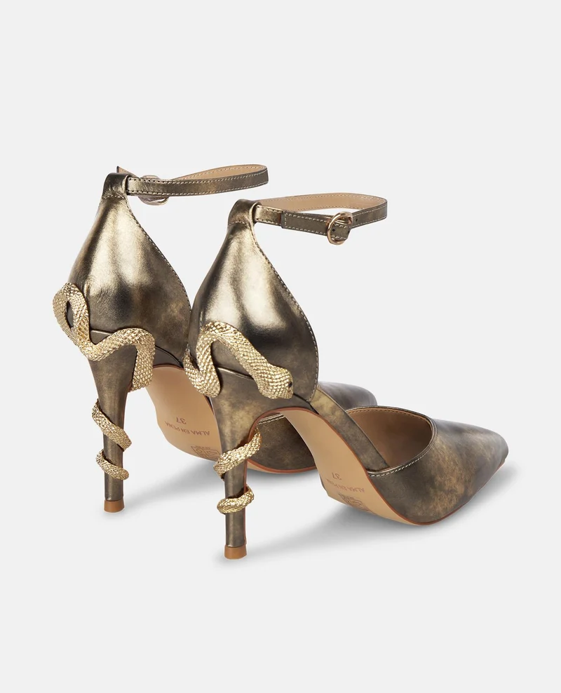 ZAPATO TACÓN CON SERPIENTE