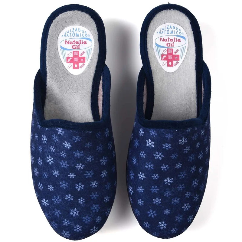 Zapatillas de Casa Natalia Gil Copos 410 Marino