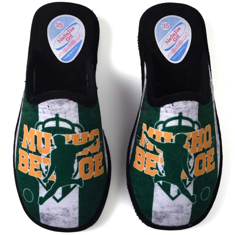 Zapatillas de Casa Natalia Gil Betis 204 Verde