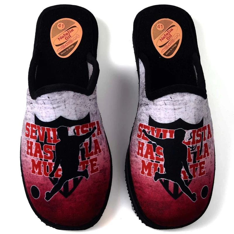 Zapatillas de Casa Natalia Gil Sevilla 353 Rojo