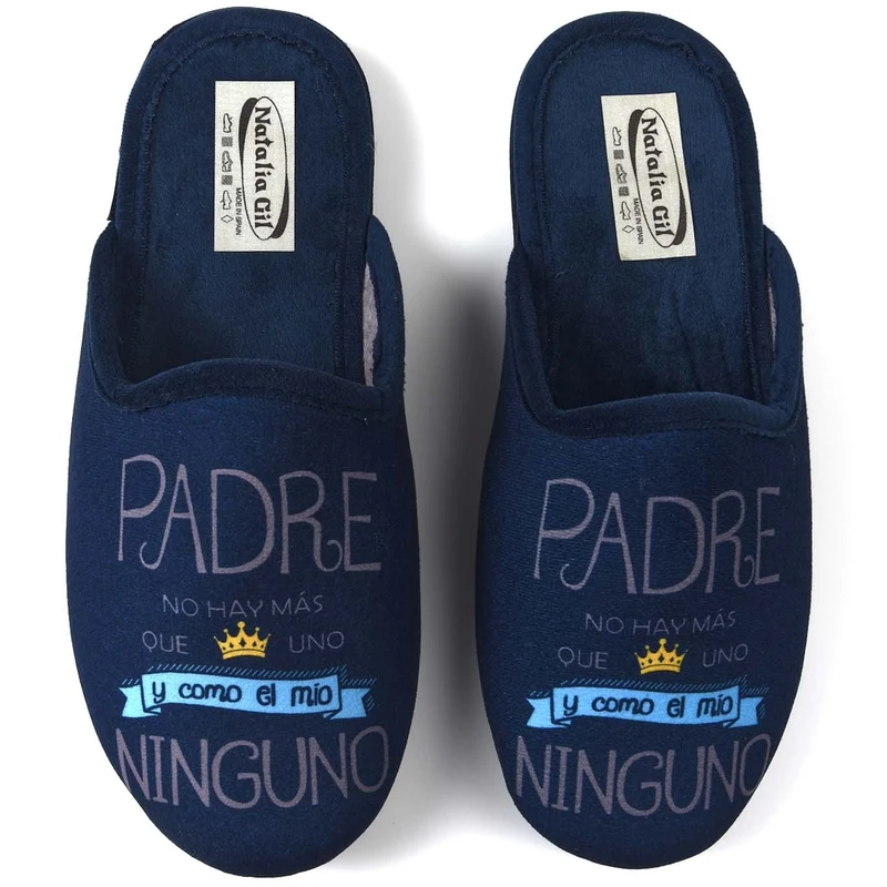 Zapatillas de Casa Natalia Gil Papá 6060 Marino