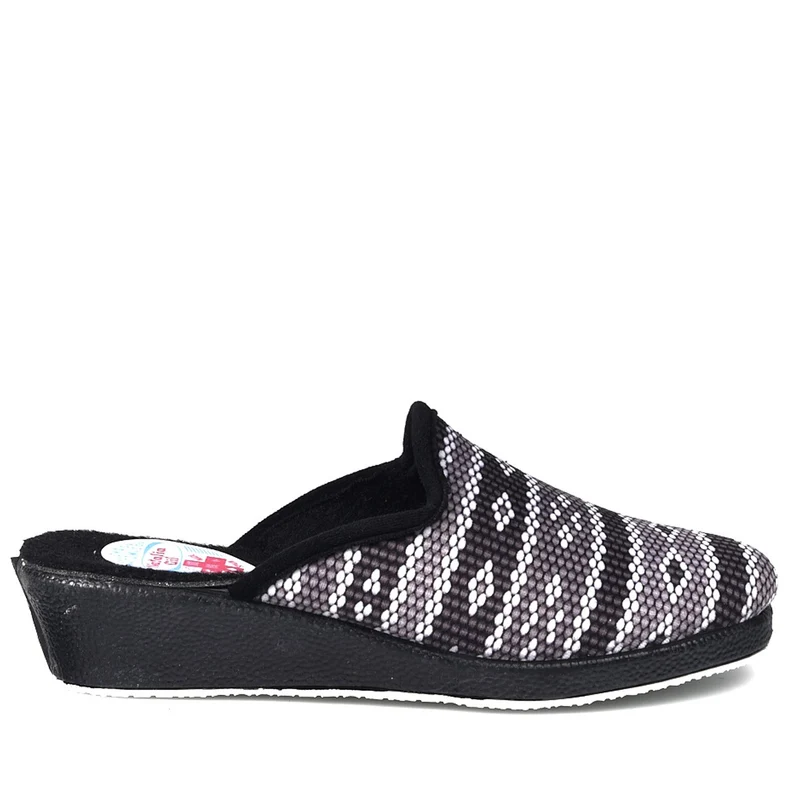 Zapatillas de Casa Natalia Gil Rombos 422 Negro