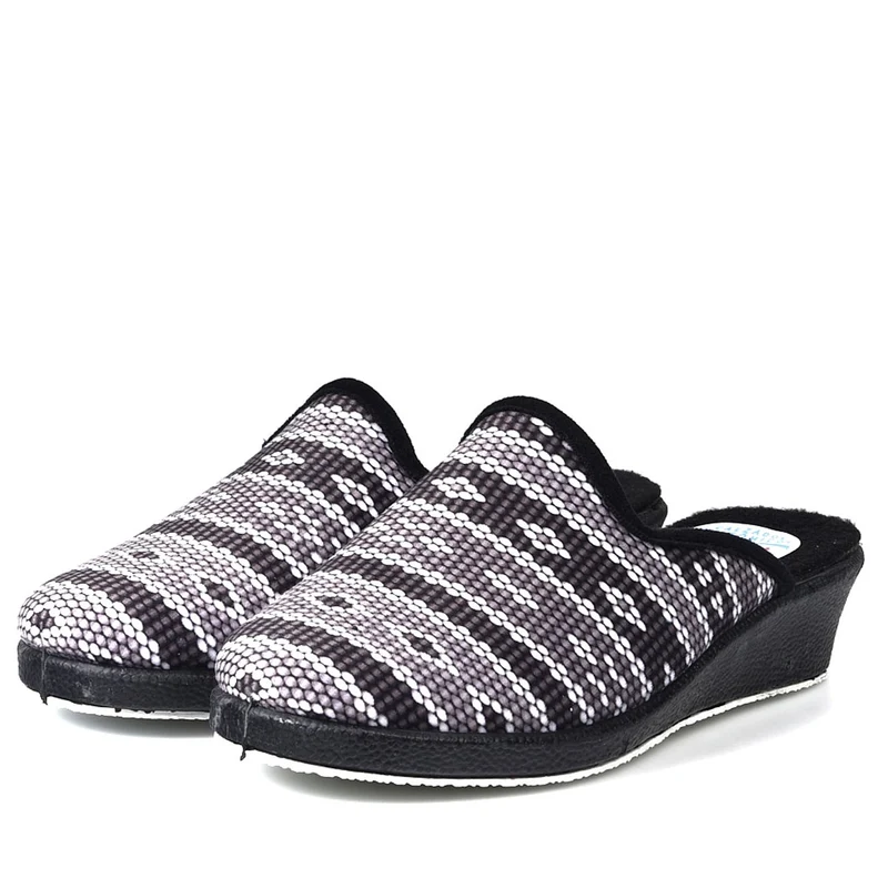 Zapatillas de Casa Natalia Gil Rombos 422 Negro