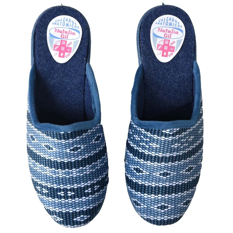 Zapatillas de Casa Natalia Gil Rombos 422 Jeans