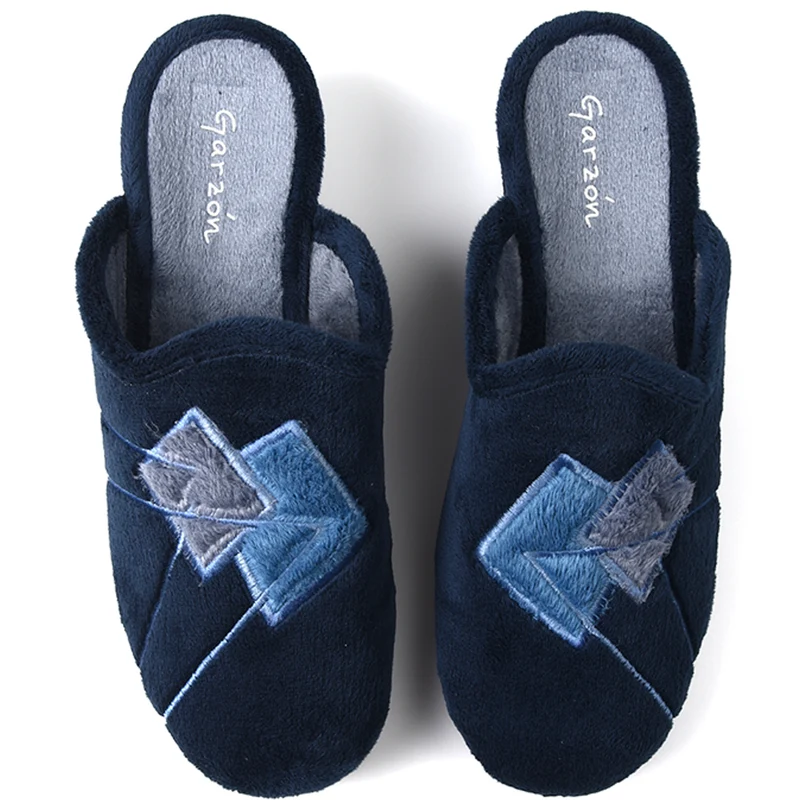 Zapatillas de Casa Garzón Rombos 169.247 Marino