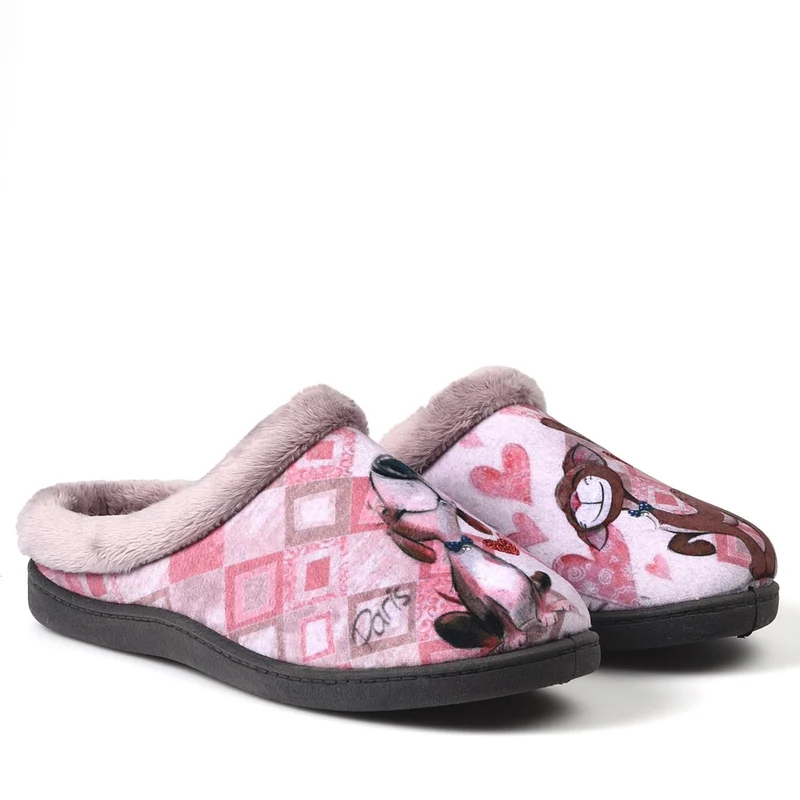 Zapatillas de Casa Roal Perro Gato 12213 Nude