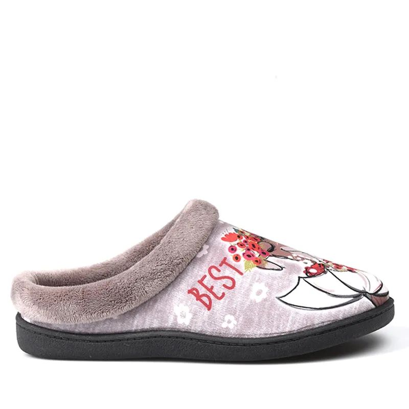 Zapatillas de Casa Roal Perro Chica 12213 Taupe