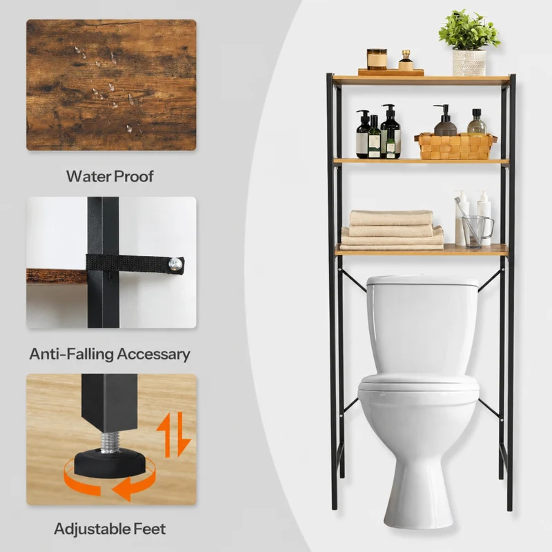 Miomu Estante Multifuncional con Repisas para Baño