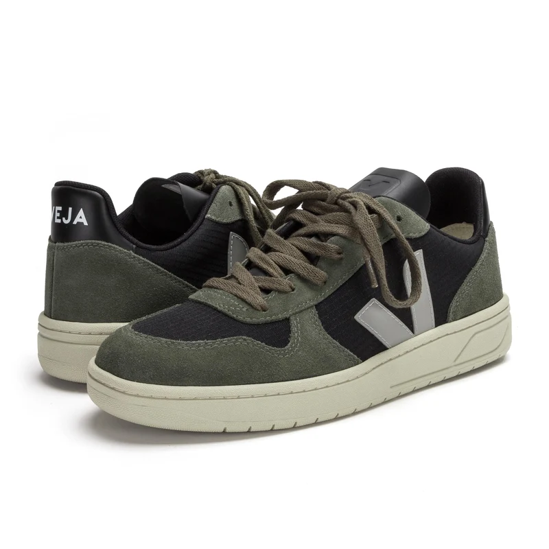 Deportiva negro/verde V10RIPSTOP Veja