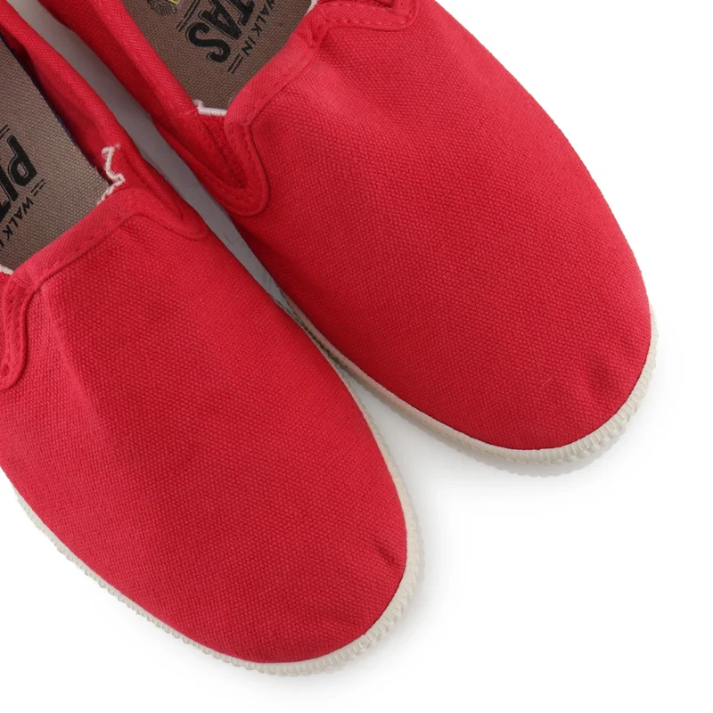 Zapatilla roja 7UNO Walk in Pitas