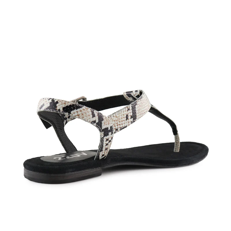 Sandalia negro/blanco VENUS 220V