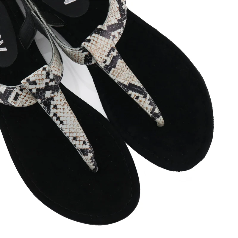 Sandalia negro/blanco VENUS 220V