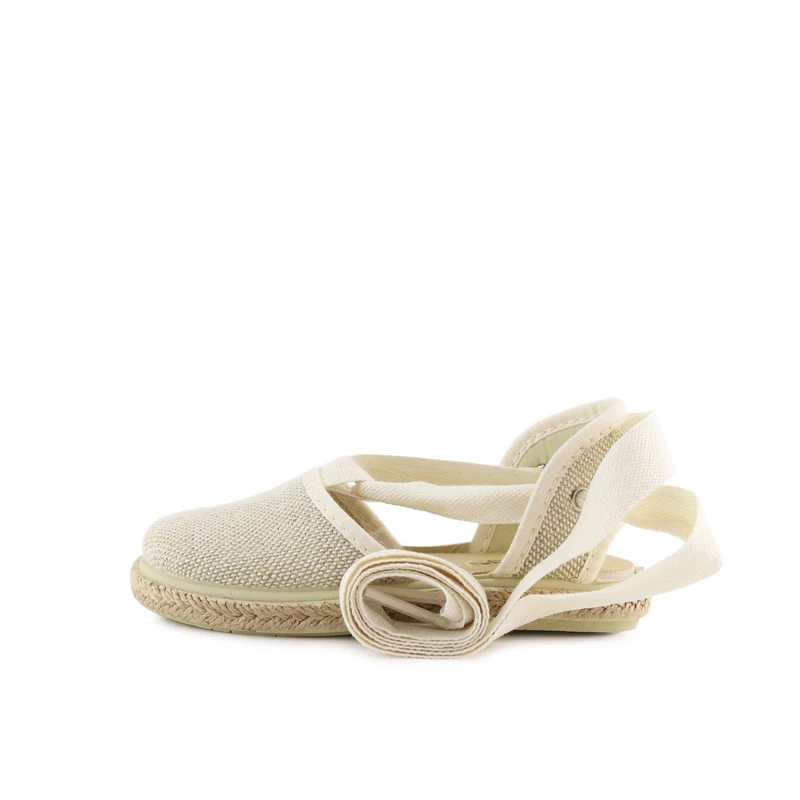 Alpargata lino beige 1066LC Pepa & Cris