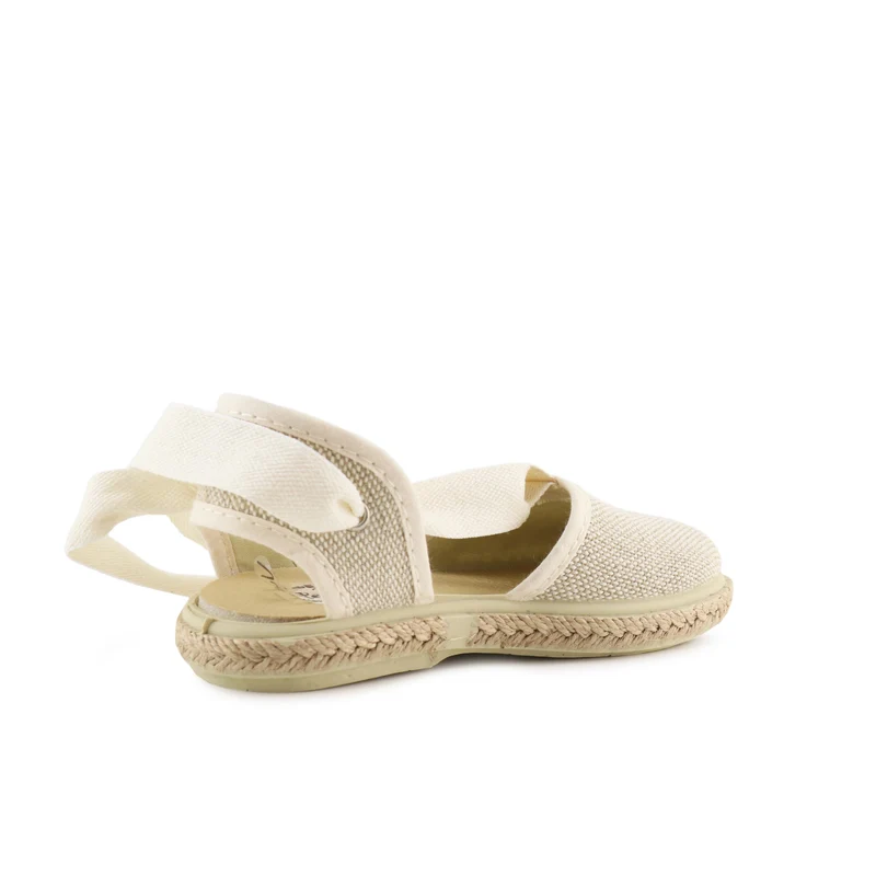Alpargata lino beige 1066LC Pepa & Cris