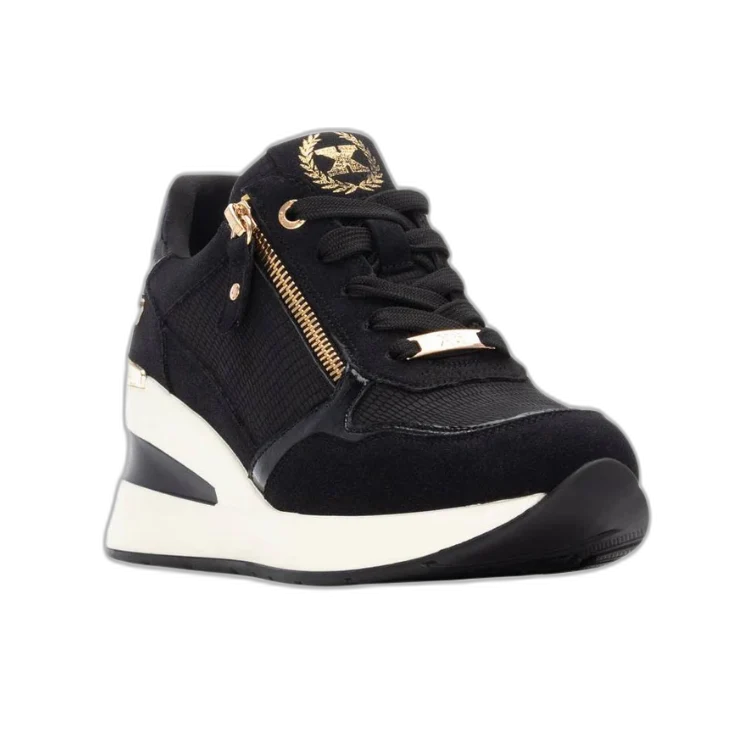 MUJER DEPORTIVA FARELA CUÑA NEGRO XTI