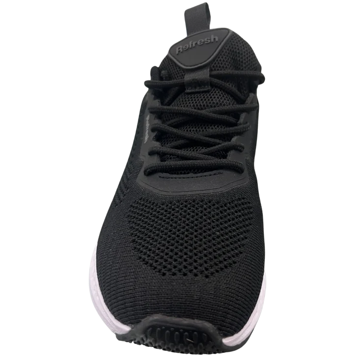 MUJER DEPORTIVA ZAPATO TEXTIL NEGRO
