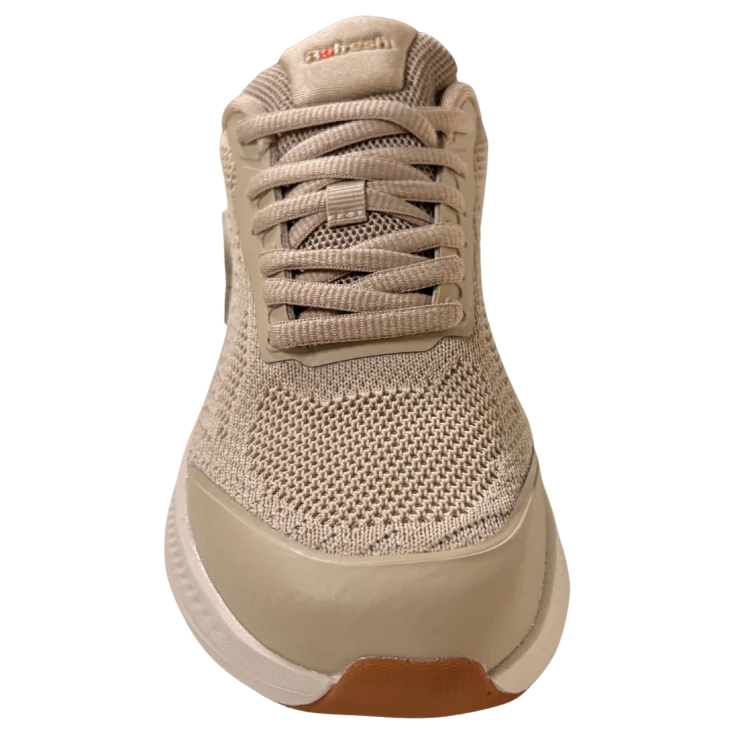 MUJER DEPORTIVA ZAPATO TEXTIL BEIGE