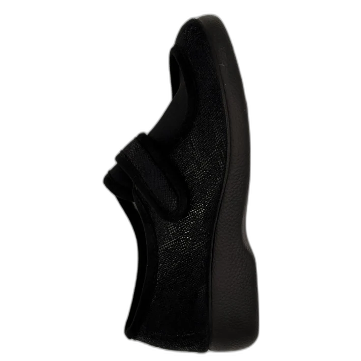 HOMBRE ZAPATILLAS DE ESTAR POR CASA MONET NEGRO