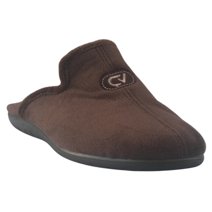 HOMBRE ZAPATILLAS DE ESTAR POR CASA SUAPEL MARIN MARRON