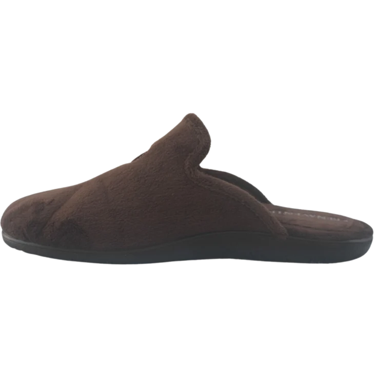 HOMBRE ZAPATILLAS DE ESTAR POR CASA SUAPEL MARIN MARRON